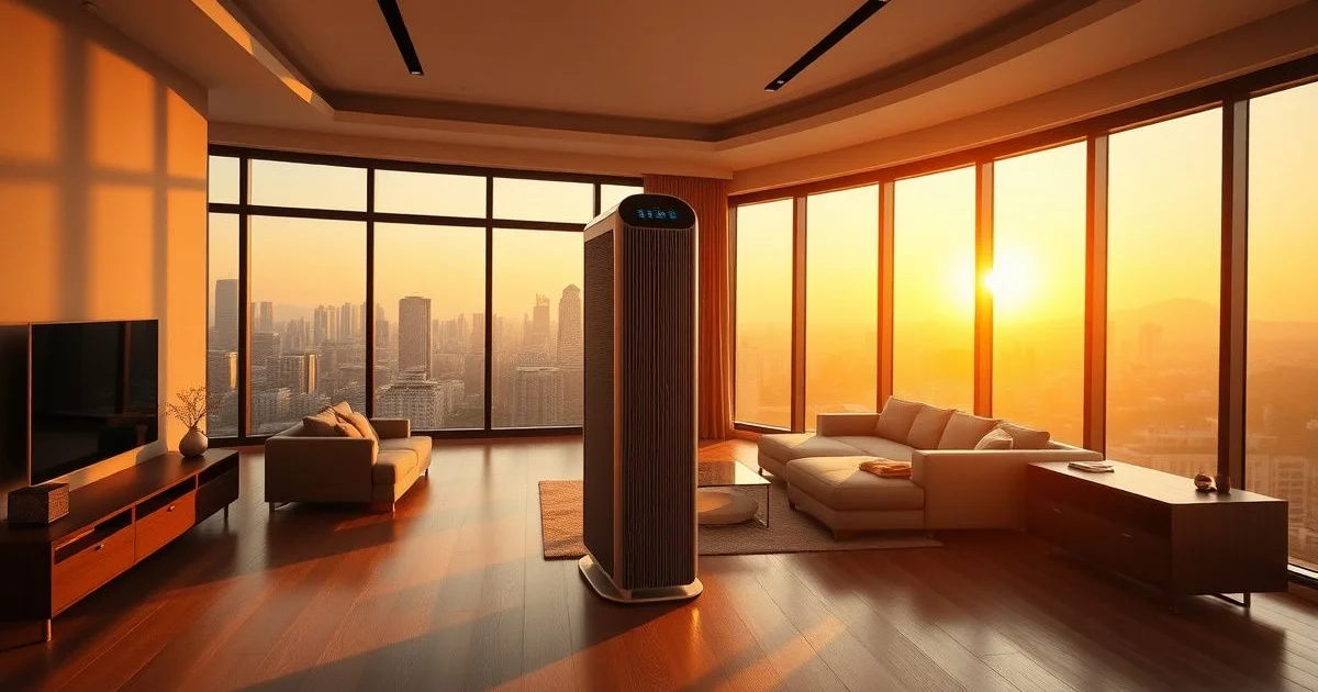 중대형 거실 타워형 공기청정기